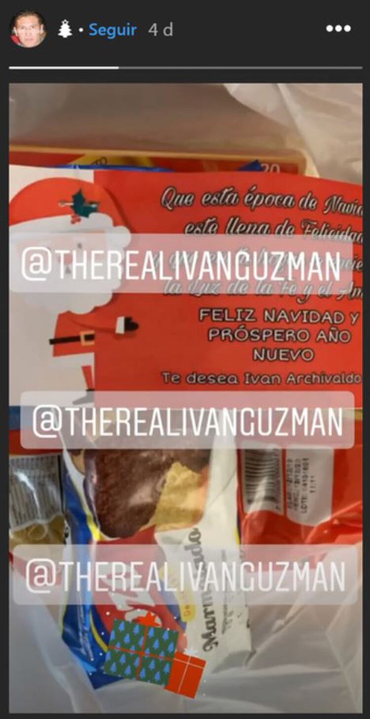Un regalo de Navidad de parte de Iván Archivaldo Guzmán (Foto: Instagram/therealivanguzman)