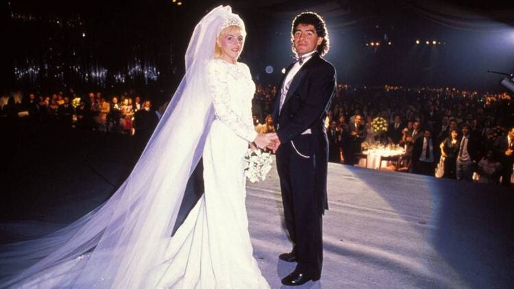 Diego y Claudia se casaron el 7 de noviembre de 1989, después de 13 años en pareja