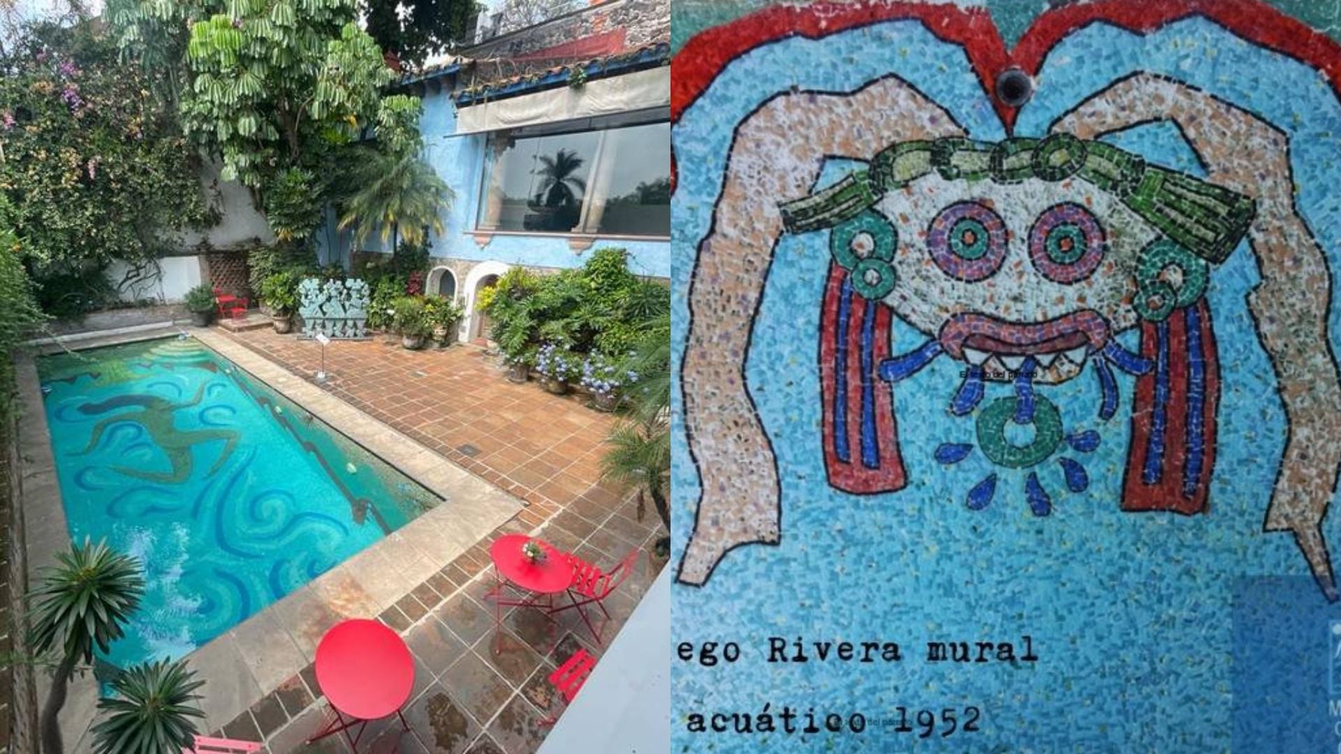 Tiene un increíble mural acuático creado por Diego Rivera que puedes visitar(Fotos: Instagram/Museo Cassa Gaia)  
