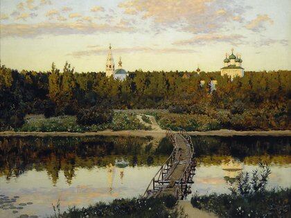 “La morada tranquila” (1890, Galería Estatal Tretyakov)
