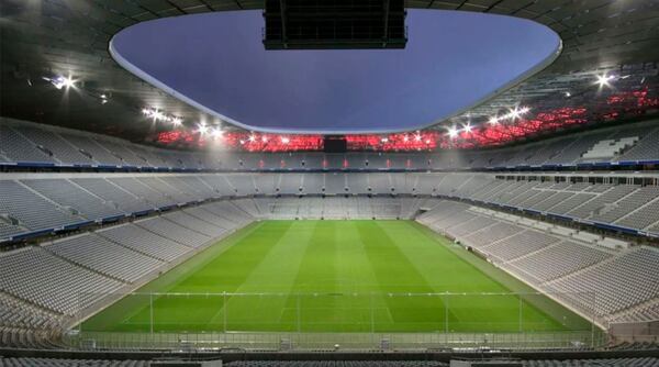 El estadio tiene un coste de 350.000.000 de euros (fcbayern.com)