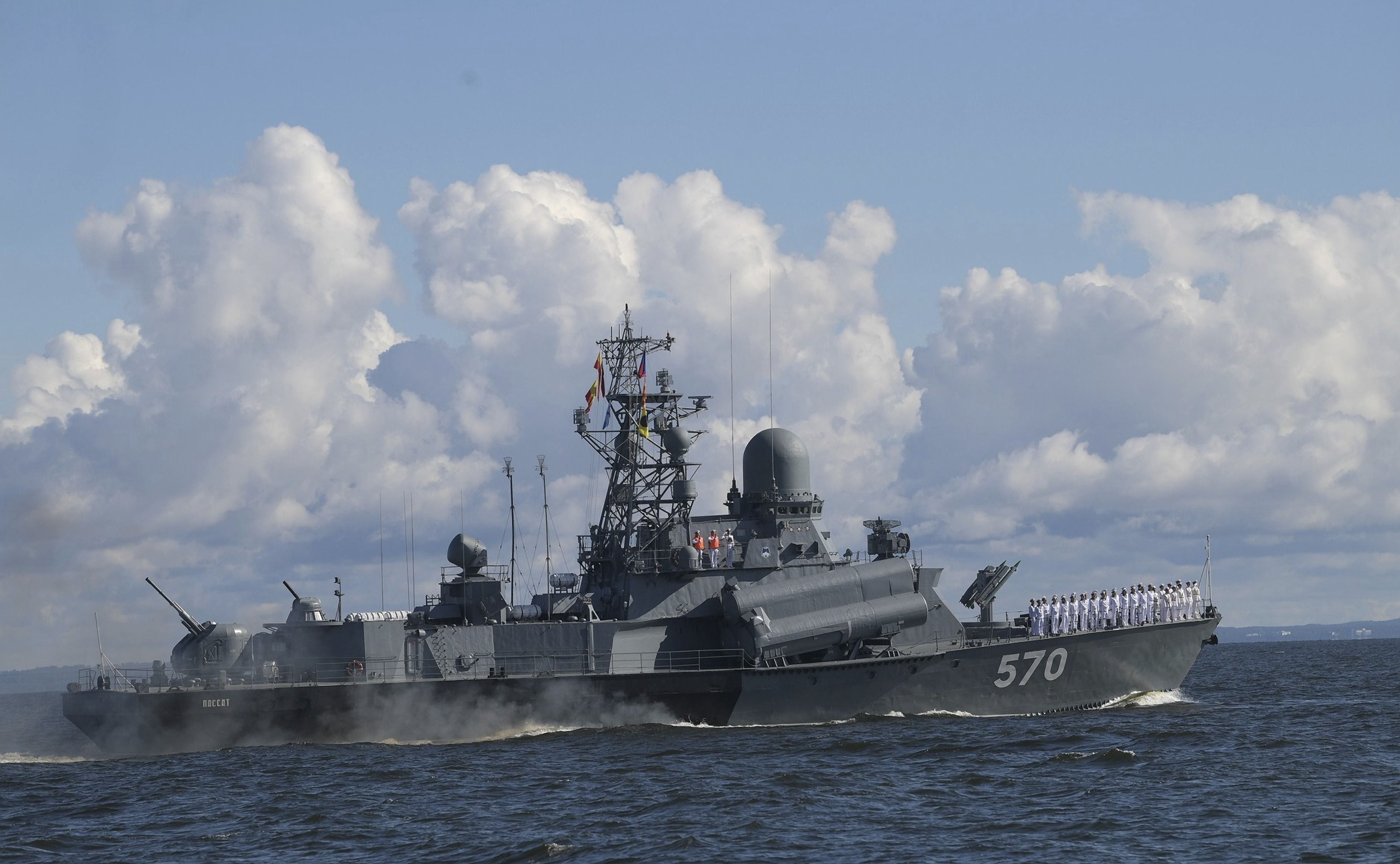 El Reino Unido confirmó "daños graves" en el buque de asalto ruso 'Olenegorski Gorniak', atacado en el mar Negro. Europa Press/Contacto/Alexei Druzhinin/Kremlin Pool/Archivo
