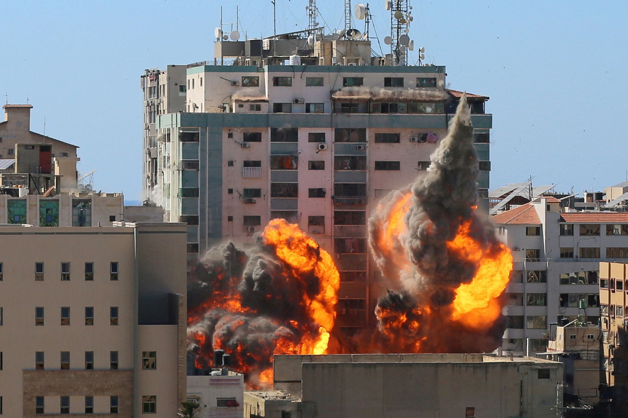 La guerra de Gaza se traslad a las redes sociales - Infobae