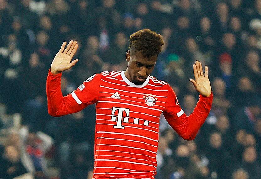 Kingsley Coman, jugador del Bayern Múnich, aplicó la 'ley del ex' y le anotó a PSG, pero no celebró. (REUTERS)