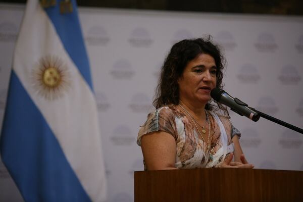 María Fernanda Araujo, presidenta de la Comisión de Familiares (Foto: Agustín Marcarian)
