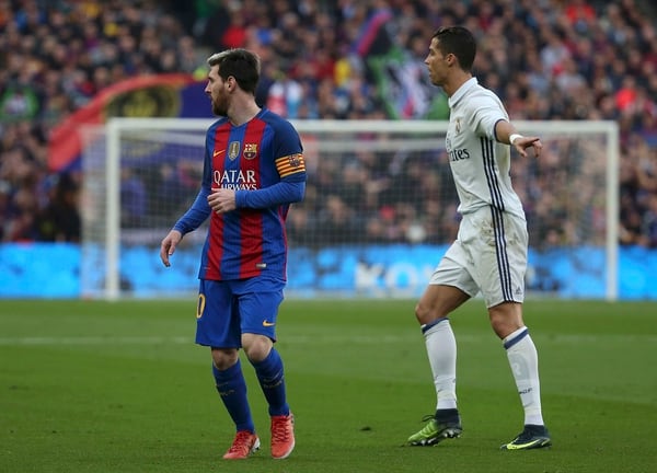 Los ‘Clásicos’ de la temporada 2018/19 no tendrán el duelo entre Messi y Cristiano Ronaldo (Reuters)