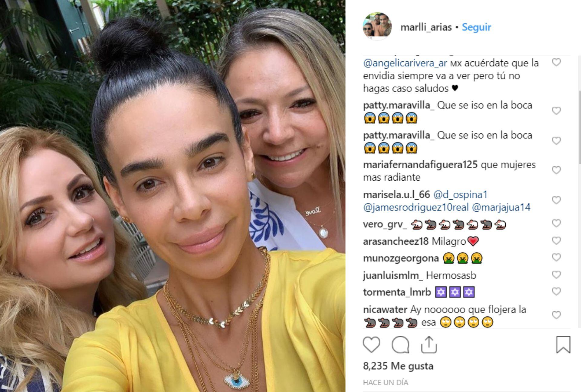 La "Gaviota" aseguró que pronto regresara a la televisión (Foto: Instagram /@marlli_arias)