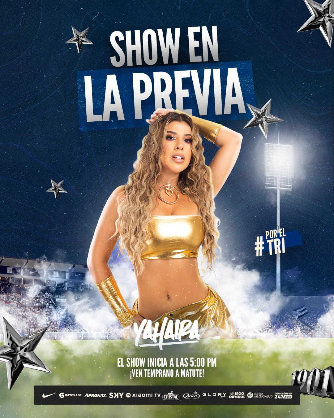 Alianza Lima anunci a Yahaira Plasencia para el show previo a la final de la Liga Femenina 2023.