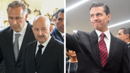Los expresidentes Carlos Salinas y Enrique Peña Nieto, figuran entre los clientes y amigos de Collado (Foto: Especial/ Cuartoscuro)