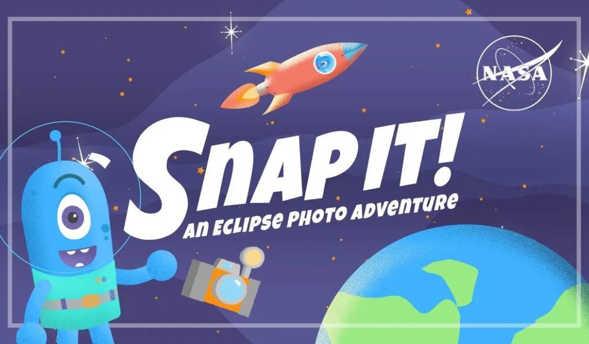 'Snap It: Una aventura fotográfica de eclipse' es un juego interactivo desarrollado por la NASA. (NASA)