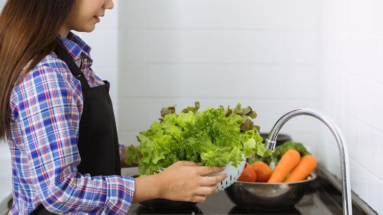 Es vital respetar y tener cuidado con los procesos de manufacturación, es decir que estén limpios los vegetales, las manos, entre otras (Shutterstock)