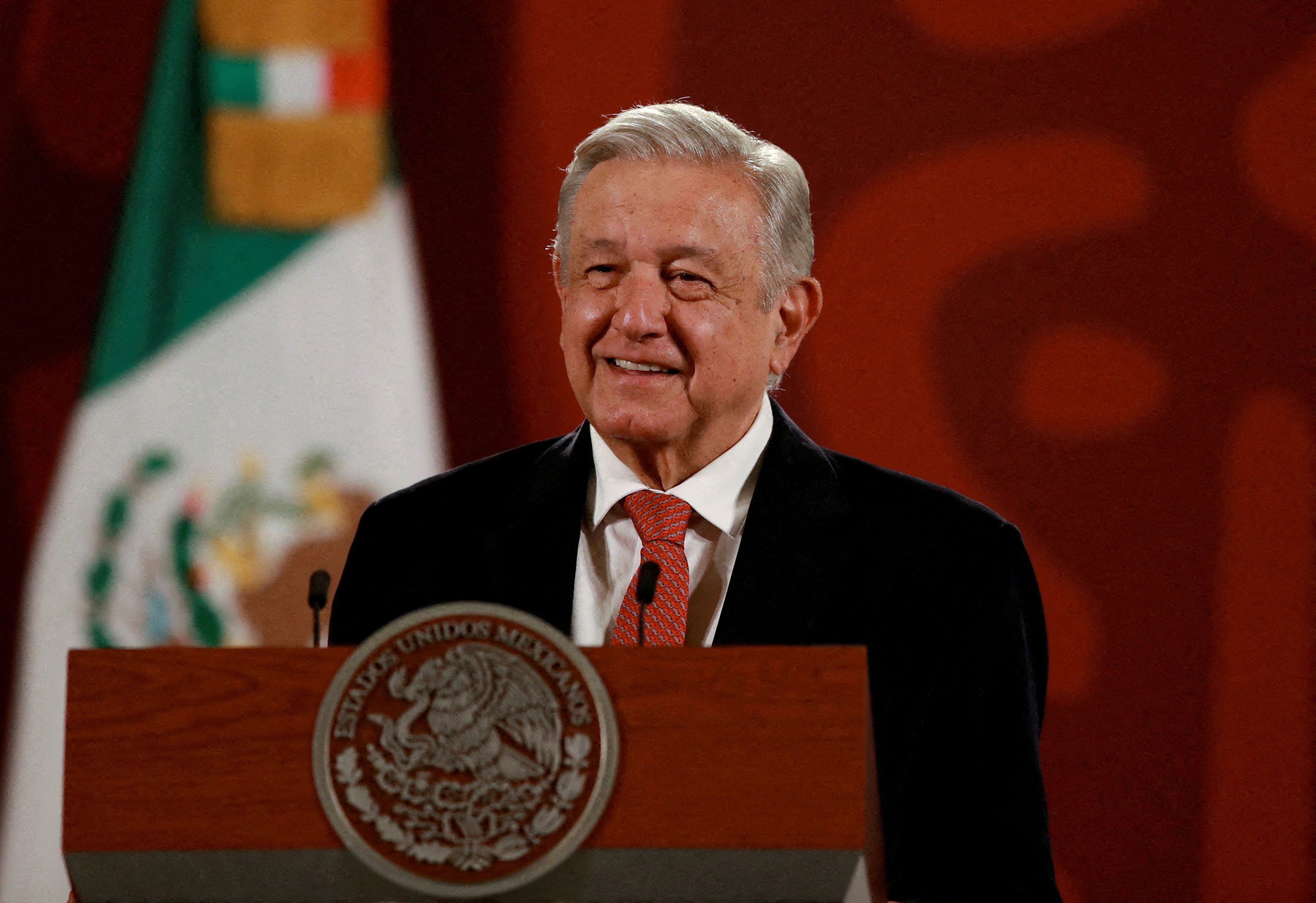 López Obrador convocó a marchar junto a él en celebración de sus cuatro años de gobierno (REUTERS/Henry Romero)