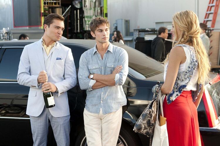Ed Westwick, Chace Crawford, Blake Lively Gossip Girl – 2007 Shutterstock