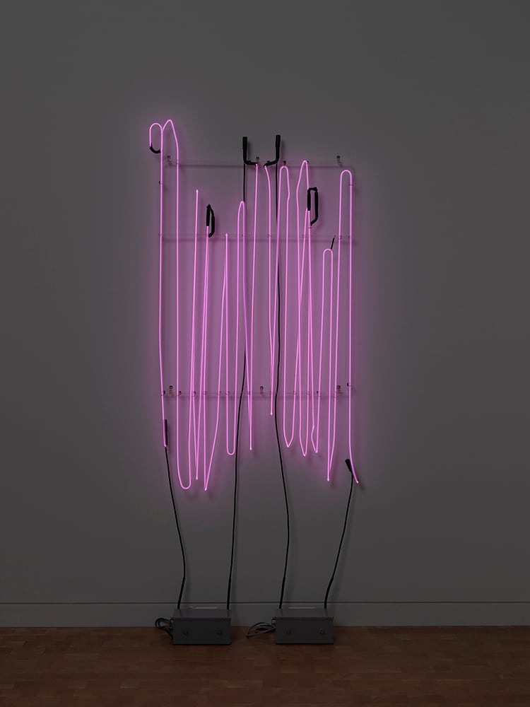 My Last Name Exaggerated Fourteen Times Vertically, de Bruce Nauman, 1967