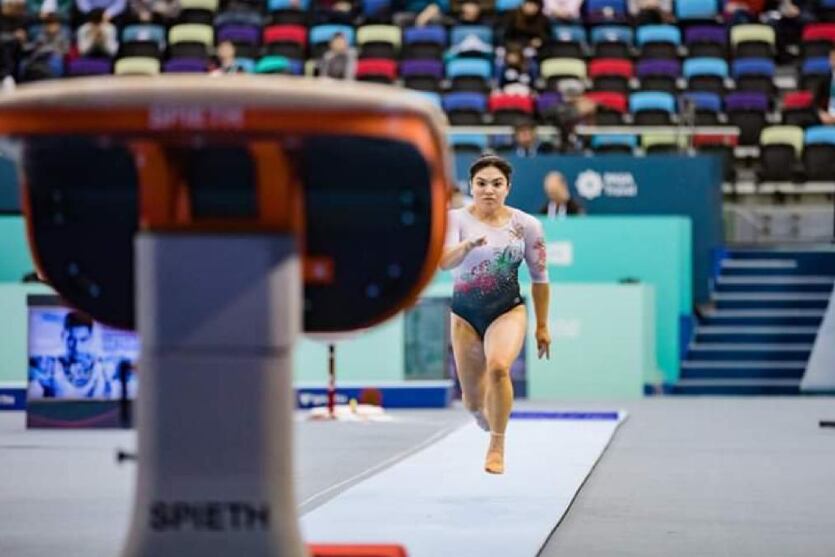 La especialidad de Alexa Moreno es el salto de caballo (Foto: CONADE)