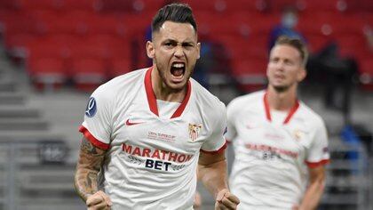 Lucas Ocampos se ha convertido en el jugador más influyente en el ataque del Sevilla (REUTERS)