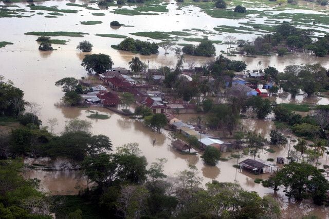 Desastre natural en La Mojana: ahora se inundó por creciente del río Cauca luego de haberse llevado lo peor de la sequía 