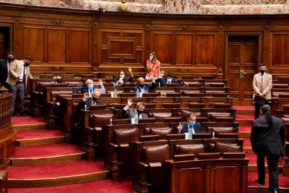El Senado uruguayo aprobó limitar reuniones (EFE/Parlamento del Uruguay)
