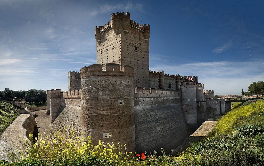Castillo de la Mota, Medina del Campo, España.