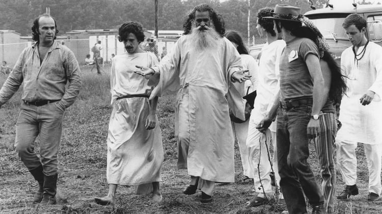 Un gurú de la India y sus seguidores llegaron hasta el Festival de Woodstock (Granger/Shutterstock)