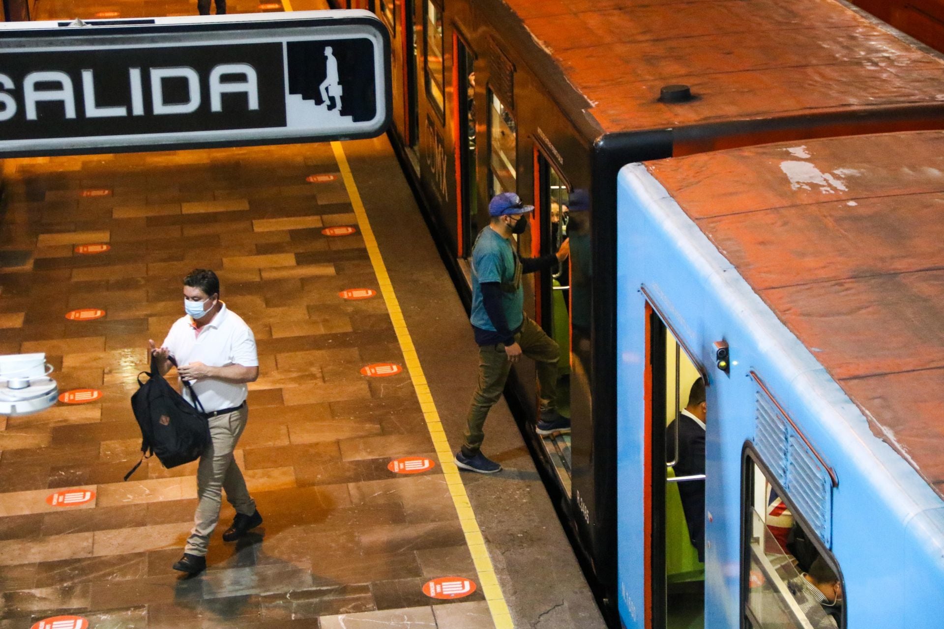 Así se ven las instalaciones del Sistema de Transporte Colectivo Metro en Ciudad de México que corresponden a la línea 9