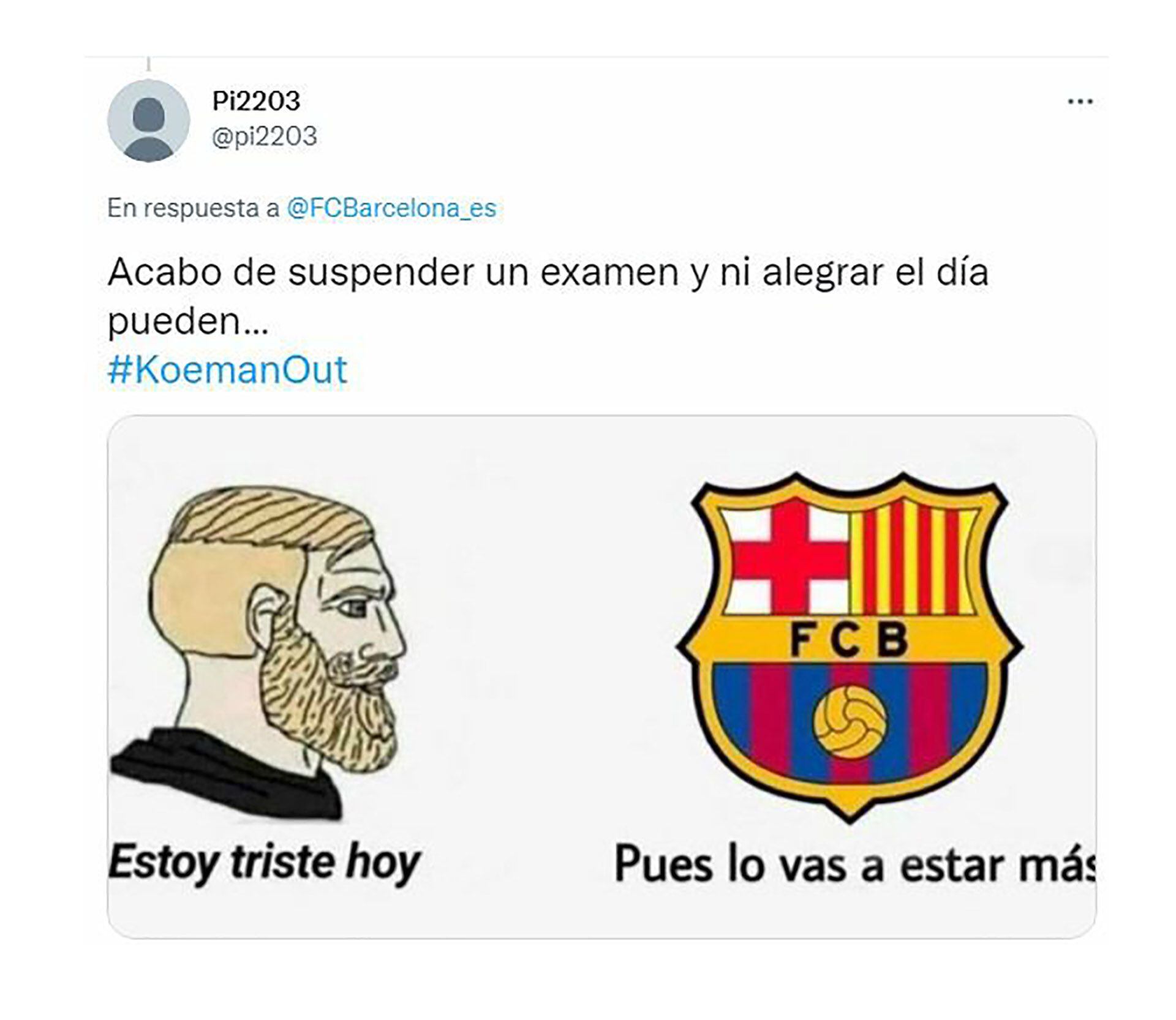 Los mejores memes tras la salida de Koeman del Barcelona