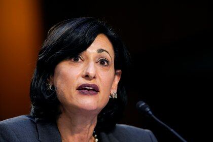 La directora de los CDC, Rochelle Walensky. Susan Walsh/Pool via REUTERS