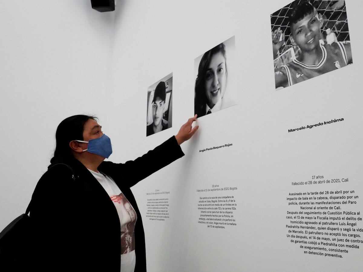 Una exposición busca justicia para las víctimas de la violencia policial en  Colombia - Infobae