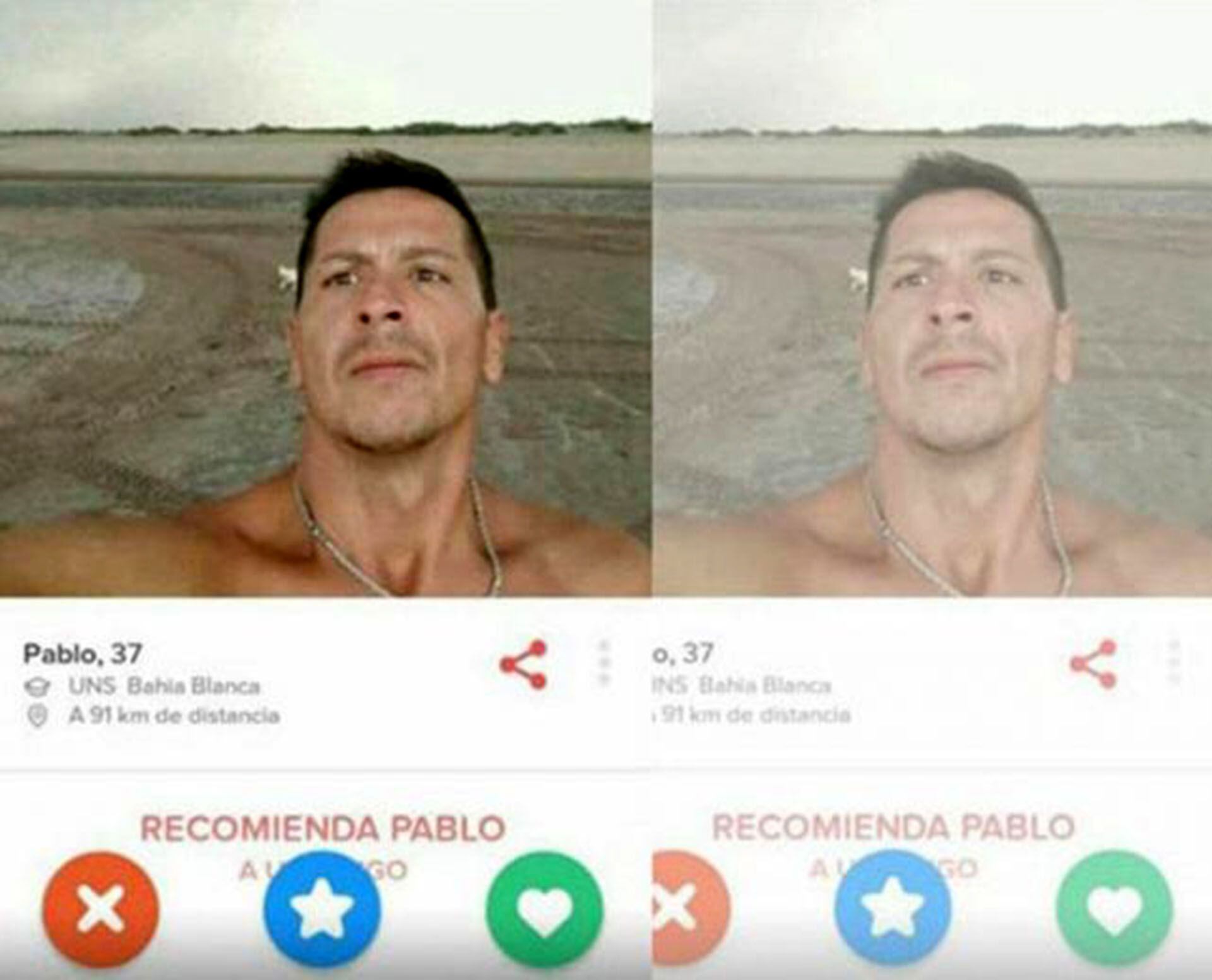 En 2017, buscaba pareja por Tinder
