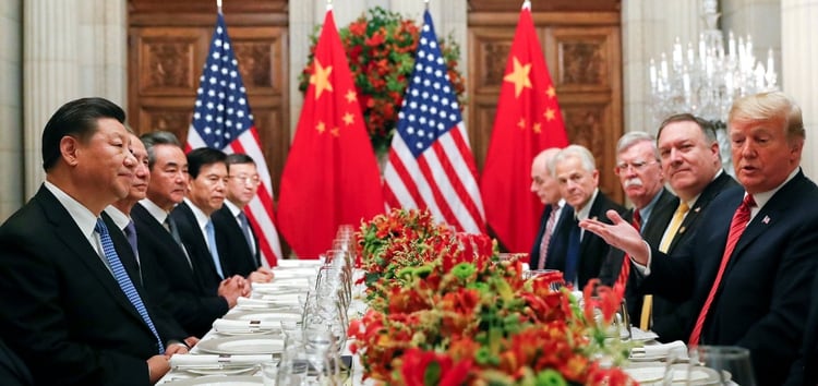 Xi Jinping y Donald Trump en una cena durante la cumbre del G20 en Buenos Aires