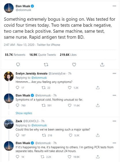 Elon Musk cree que hay una conspiración alrededor del coronavirus (Twitter)