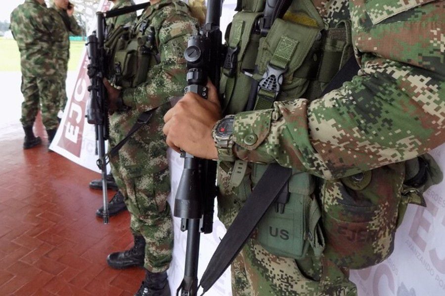 En la imagen, integrantes del Ejército Nacional de Colombia.
FOTO: Archivo
