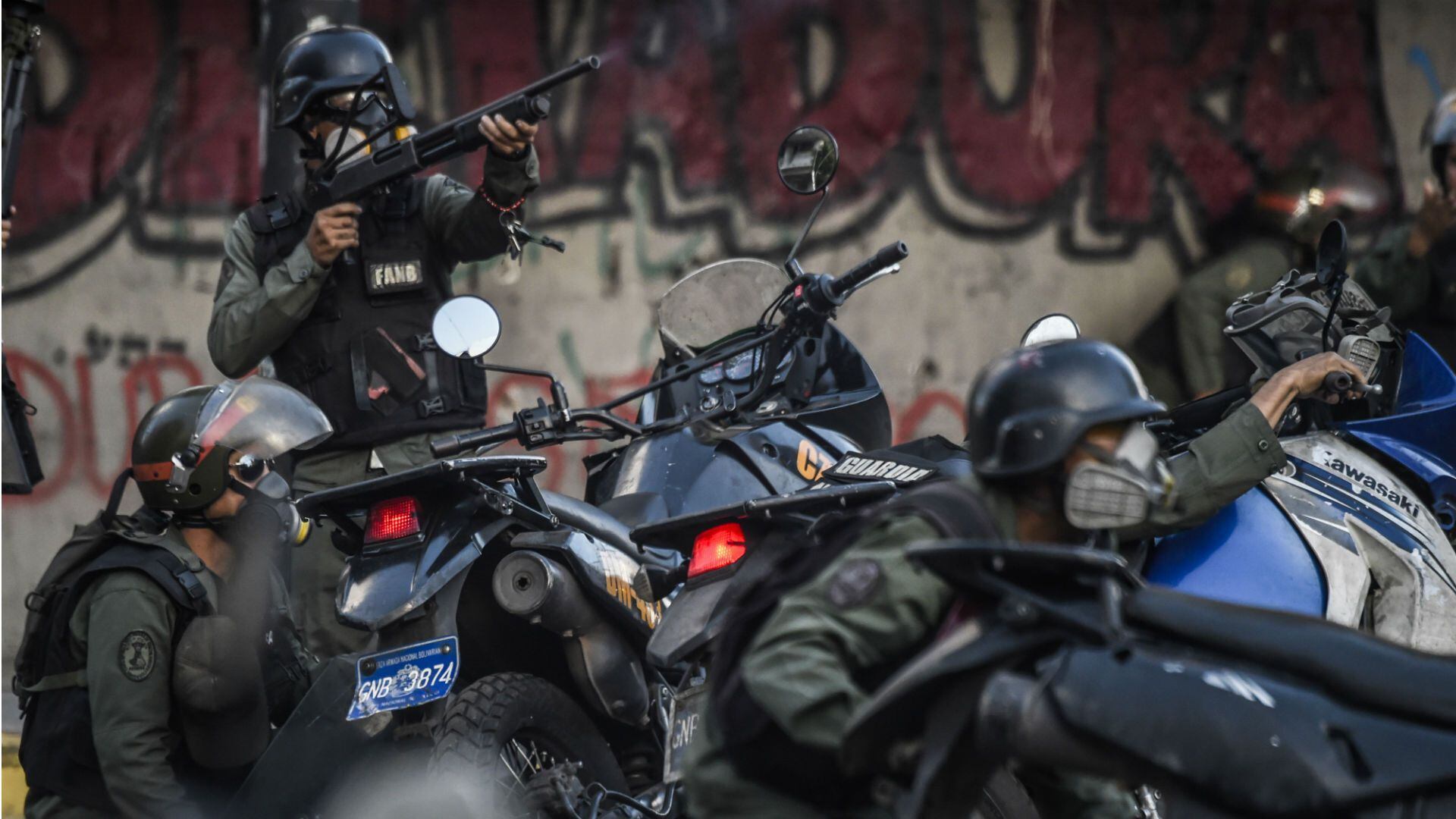 Miembros de la Guardia Nacional Bolivariana (AFP)