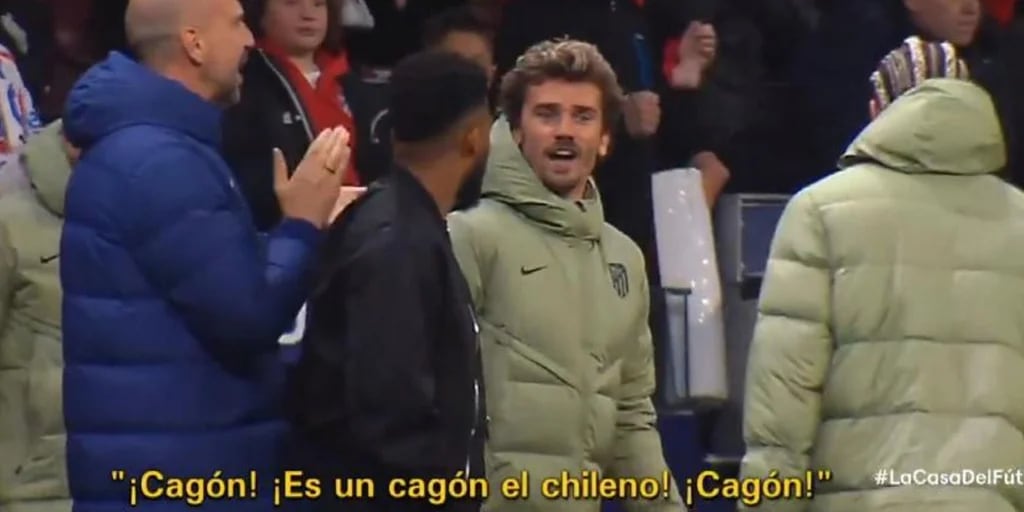 “¡Es un cagón el chileno!”: el desaforado grito de Griezmann a De Paul tras el penal que falló Alexis Sánchez en Atlético Madrid-Inter
