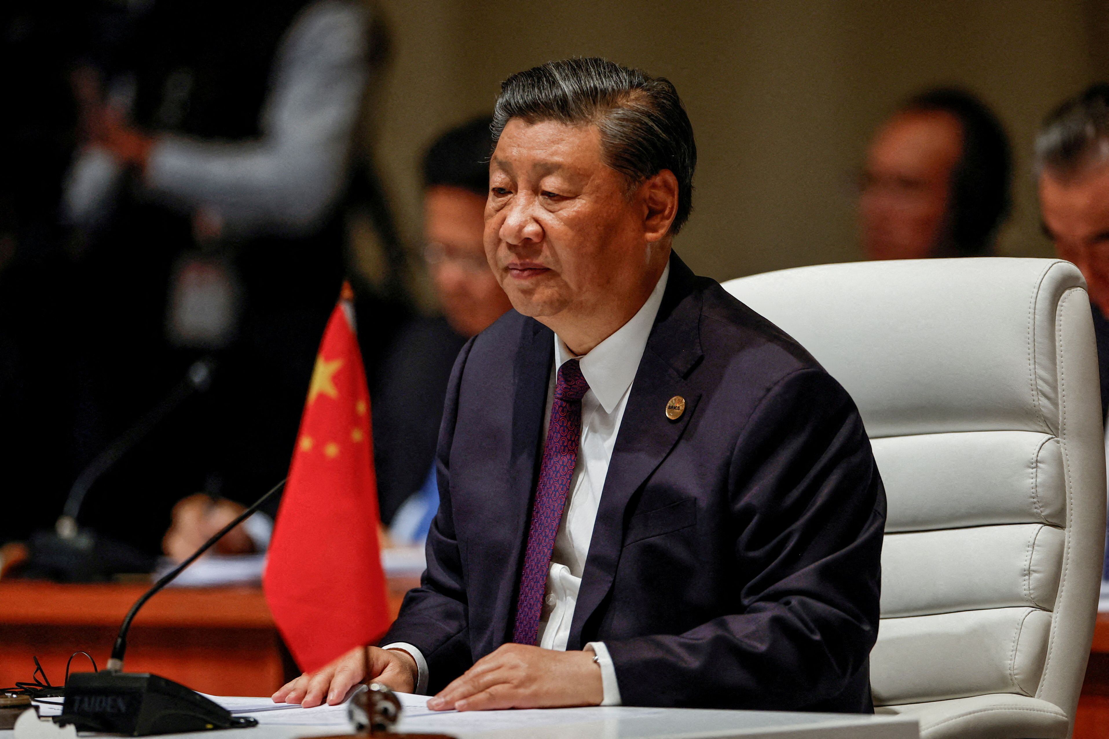 El régimen de Xi Jinping busca extender a nivel global su red de 5G (GIANLUIGI GUERCIA/Pool via REUTERS)
