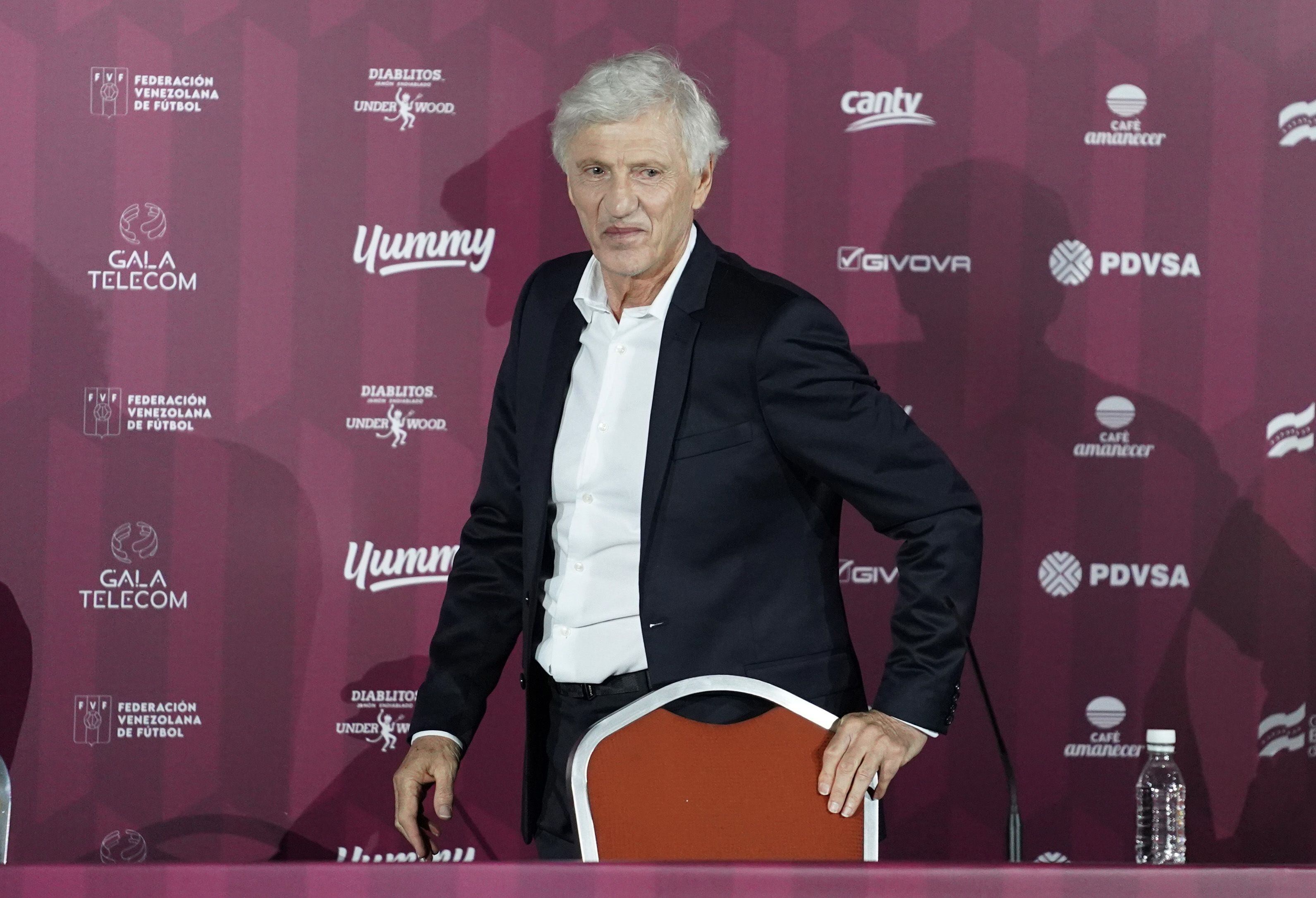 José Pékerman en su última experiencia como entrenador con el seleccionado de Venezuela. REUTERS/Manaure Quintero
