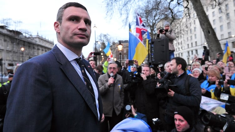  El alcalde de Kiev, el ex boxeador Vitali Klitschko (AFP)