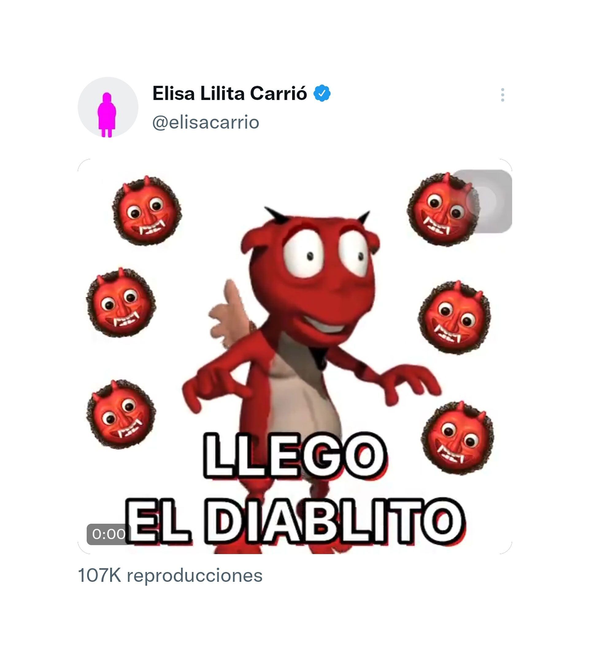 Elisa Carrió publicó un tuit sobre Sergio Massa