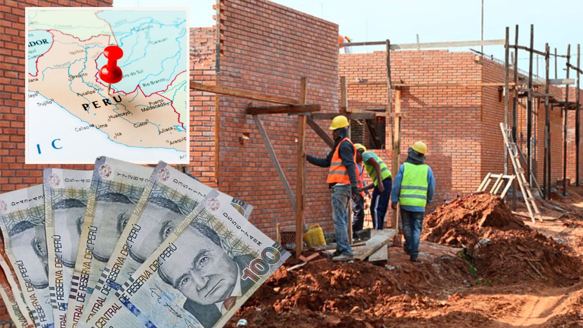 El gobierno peruano hace la entrega de S/ 30.900 a familias en pobreza y pobreza extrema que deseen construir sus viviendas