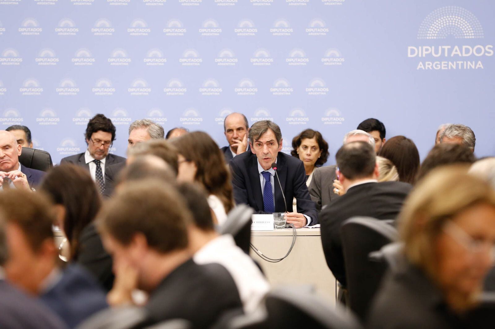 El secretario de Energía, Eduardo Rodríguez Chirillo, cuando explicó los cambios que propone el gobierno ante comisiones de la Cámara de Diputados