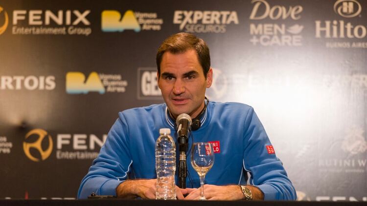 Federer arribó a Argentina, pero también estará en Chile, Colombia Ecuador y México (Foto: Adrián Escandar)