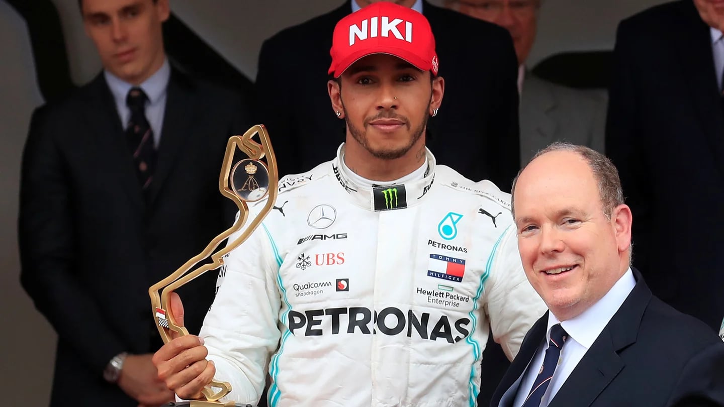 Victoria Lewis Hamilton Gran Premio Mónaco 2019 Fórmula 1
