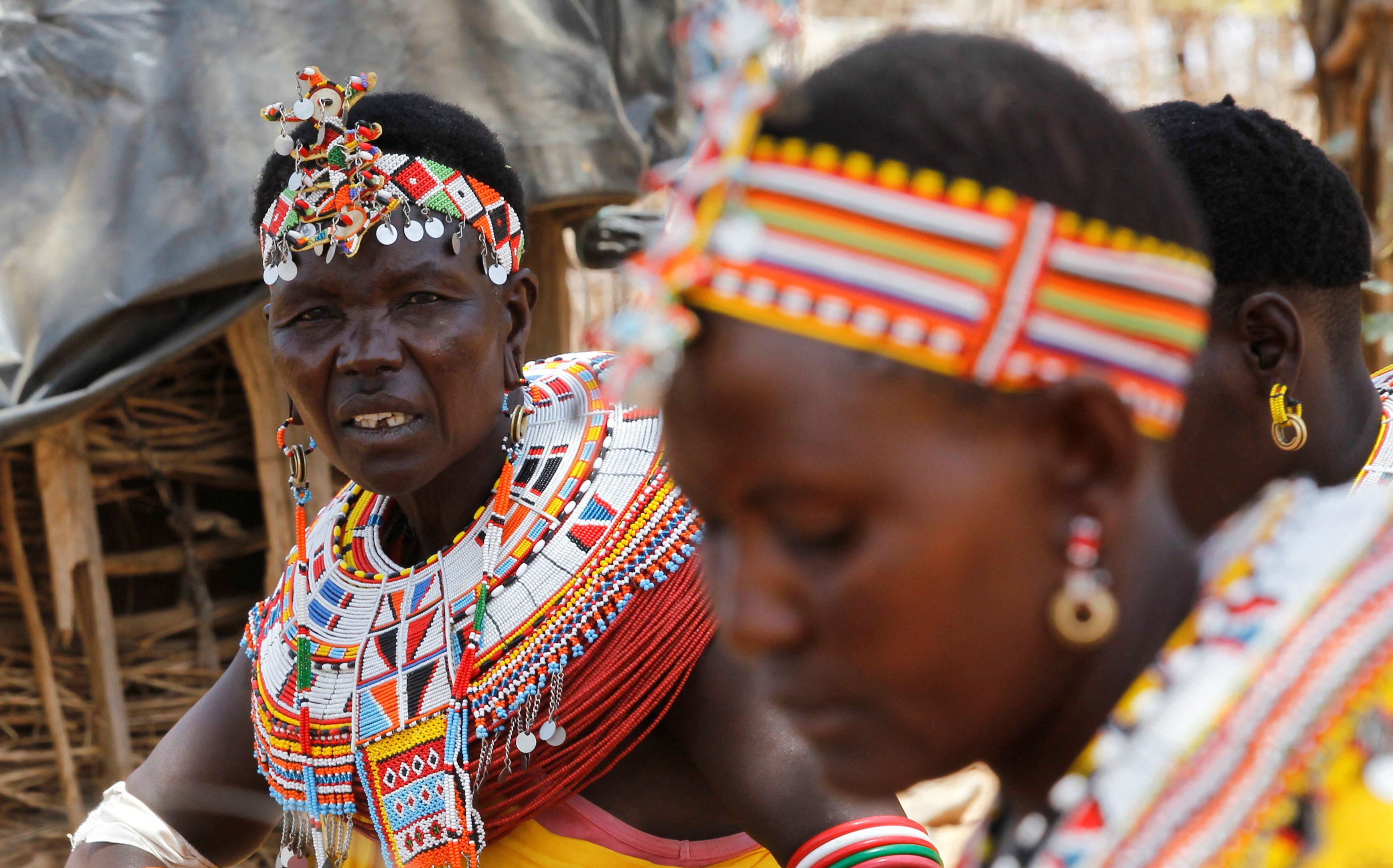 Jane Nomuken es dirigente de la aldea keniata Umoja, compuesta por mujeres de la tribu Samburu que escaparon a la mutilación genital femenina -que en algunas zonas de ese país alcanza al 98% de las mujeres- y donde la presencia de hombres está restringida (REUTERS/Monicah Mwangi)