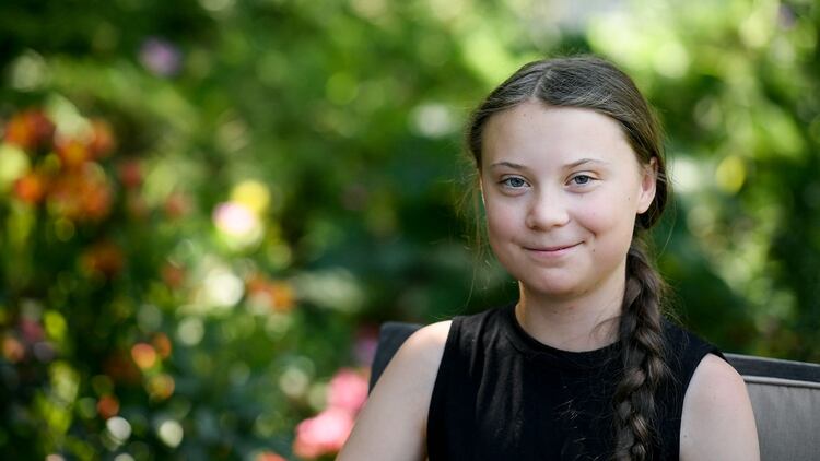 Greta Thunberg continÃºa su campaÃ±a contra el cambio climÃ¡tico (AFP)