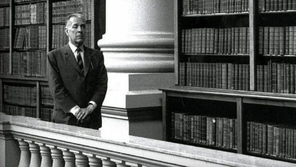Borges en la Biblioteca Nacional argentina