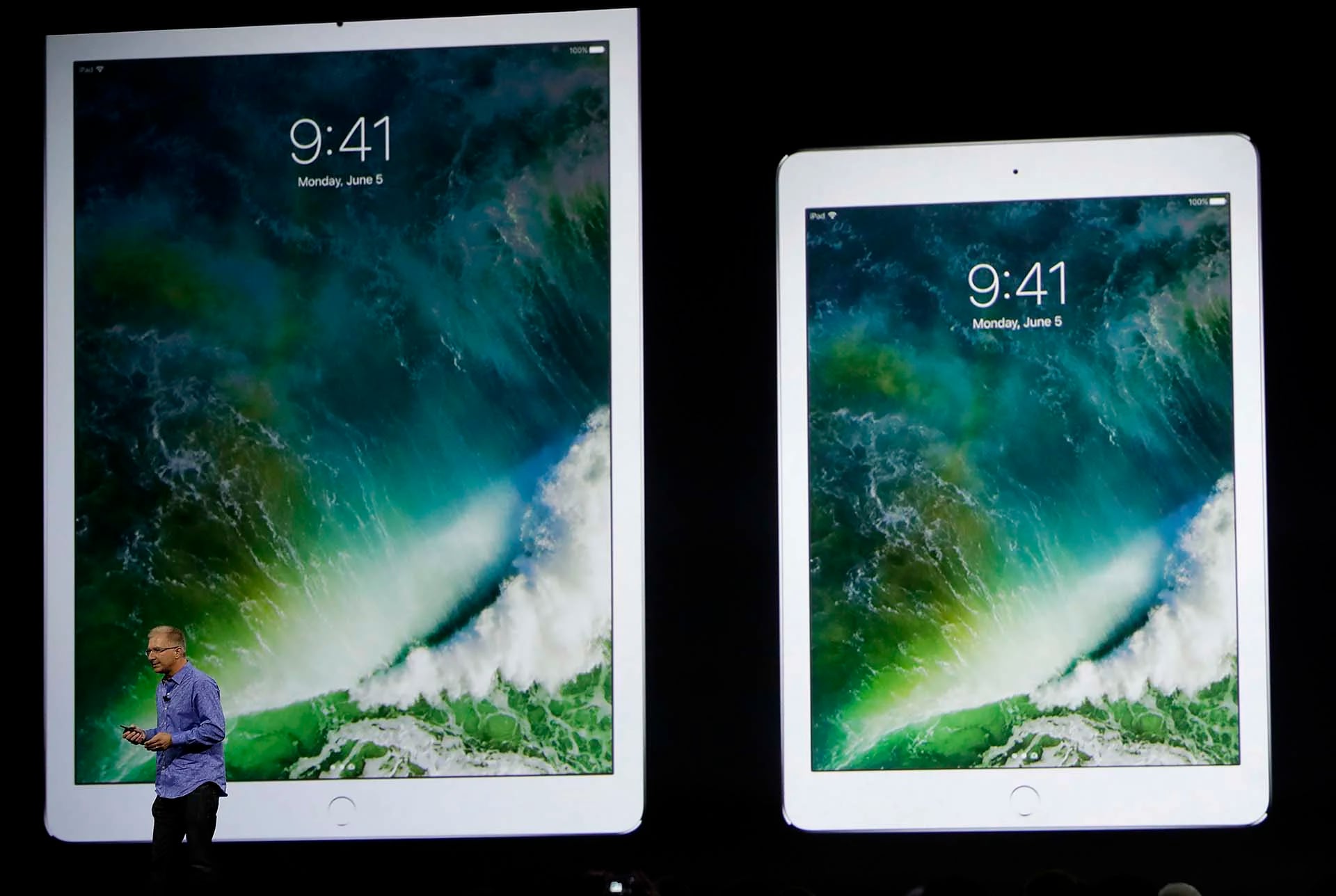 La nueva iPad de 10,5″ y 12,9″ (AP Photo/Marcio Jose Sanchez)