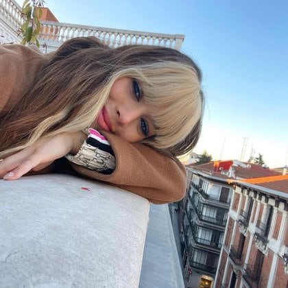 Danna Paola en Madrid, España. Foto: Instagram/ @dannapaola