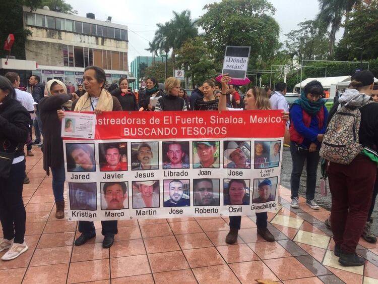Las familias son parte esencial para la búsqueda de desaparecidos (Foto: Twitter/ CentroProdh)