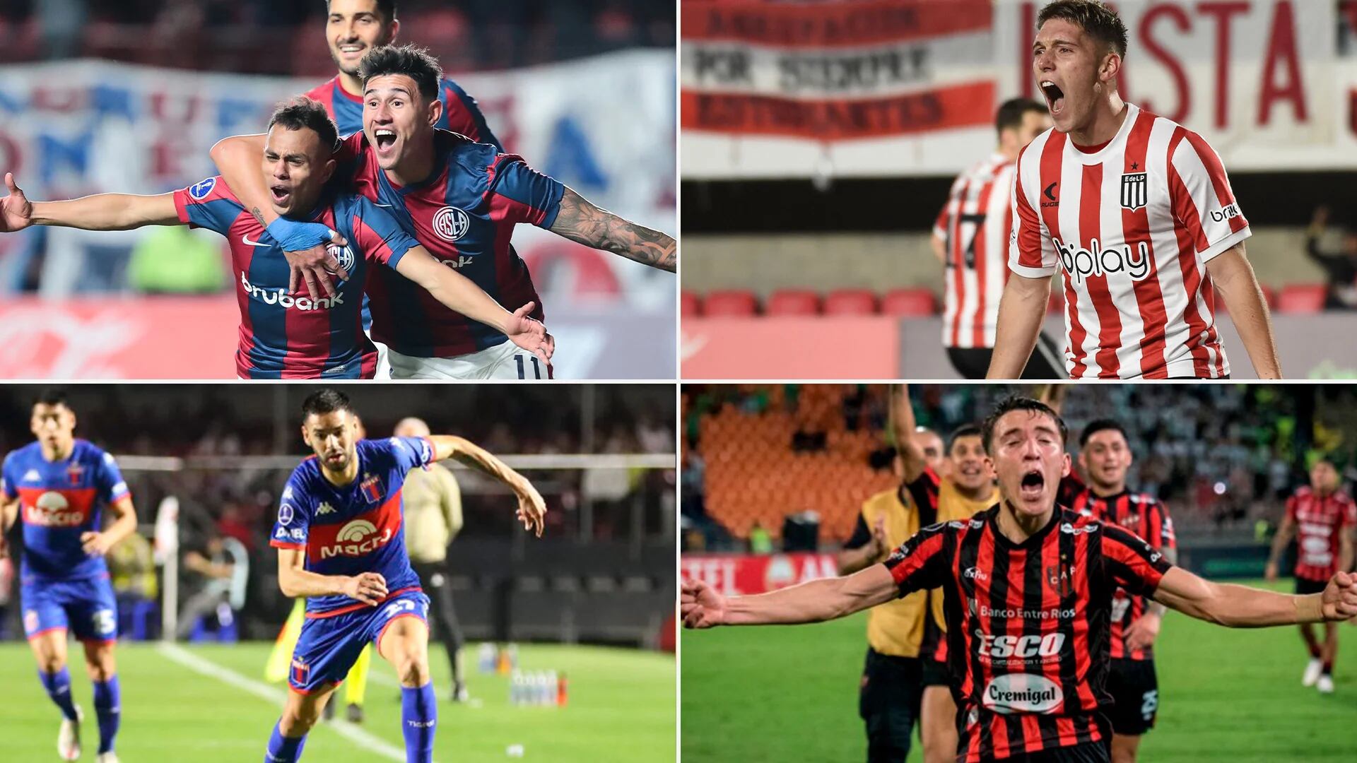 San Lorenzo, Estudiantes, Tigre y Patronato se clasificaron a los 16avos de final de la Copa Sudamericana