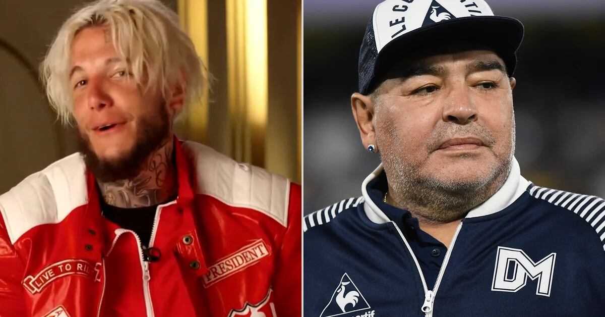 Alex Caniggia falou sobre seu relacionamento com Diego Maradona: sobre a foto ele negou uísque e charutos